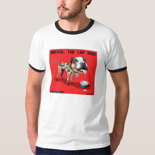 T-shirt mediathelapdog (Devant)