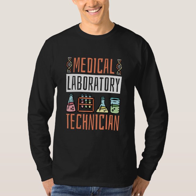 T-shirt Medical Laboratory Technician Lab Technologist (Devant)