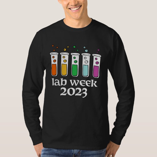 T-shirt Medical Laboratory Technician Lab Week 2023 Techno (Devant)