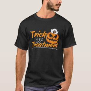 T-shirt Médicale Halloween Trick Ou Traiter Médecin De San