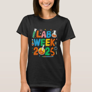 T-shirt Médicale Lab Scientist Retro Lab Week 2025 Phlebot