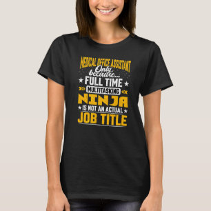 T-shirt Médicale Office Assistant Titre du travail Médical