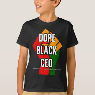 T-shirt Médicament Black Ceo Mois de l'histoire des Noirs