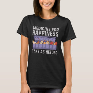 T-shirt Médicament pour chats pour chats heureux