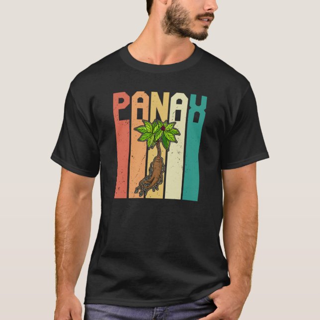 T-shirt Médicament végétalien Panax Nourriture Dictons (Devant)
