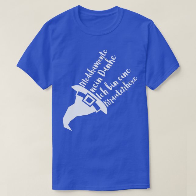 T-shirt Médicaments de sorcellerie à base de plantes non m (Design devant)