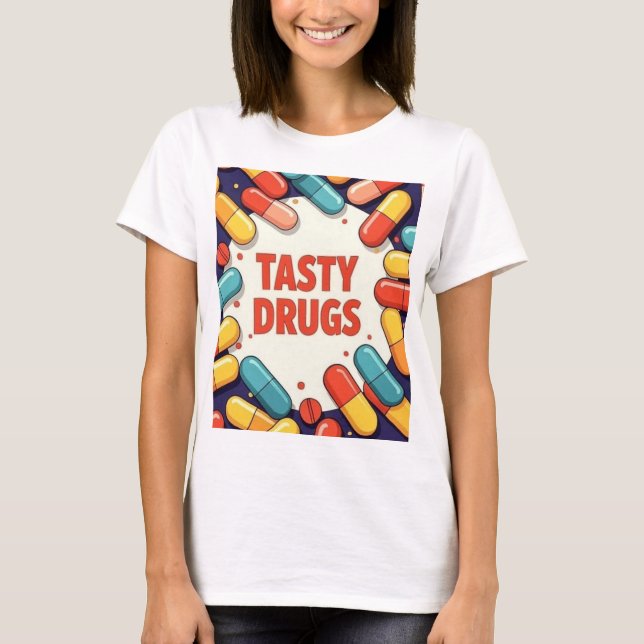T-shirt Médicaments Savoureux (Devant)