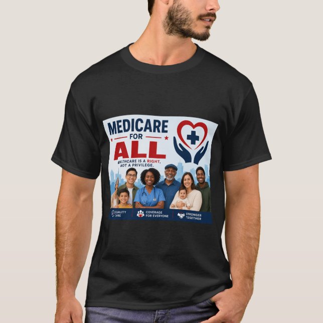 T-shirt Medicare pour tous (Devant)