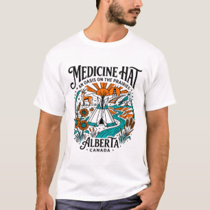 T-shirt Medicine Hat Alberta Une Oasis Dans Les Prairies