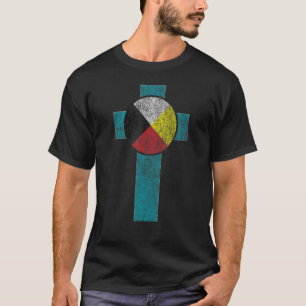 T-shirt Medicine Wheel Native American Indian Christians