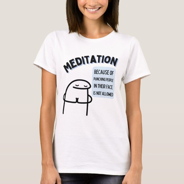 T-SHIRT MÉDITATION (Devant)
