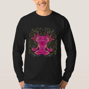 T-shirt Méditation Axolotl Namaste Zen Bouddha Yoga 1