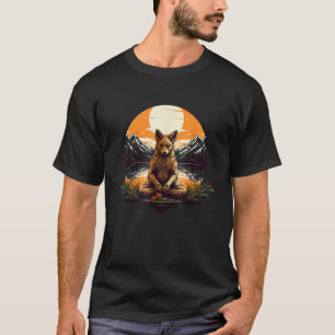 T-shirt Méditation Coyote Yoga T Shirt
