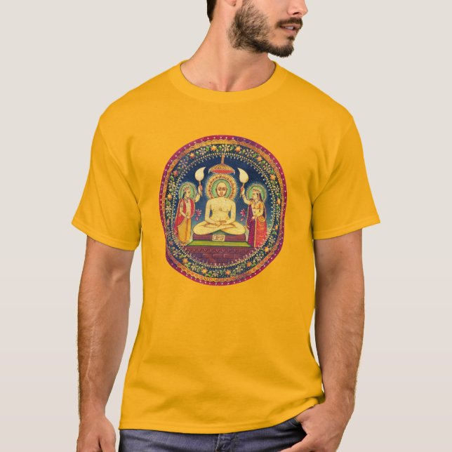 T-shirt Méditation de bouddha avec Yoga (Devant)