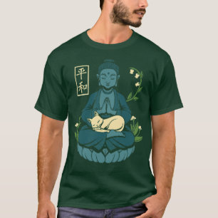 T-shirt Méditation de chats Bouddhisme Bouddha par Tobe Fo