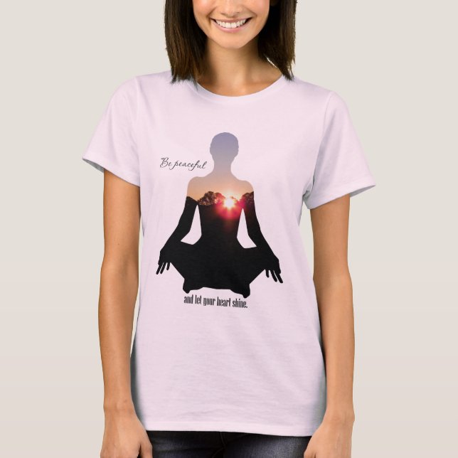T-shirt Méditation de Heart Shine (Devant)