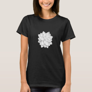 T-shirt Méditation de Lotus Blanc Fleur Spirituelle Yoga