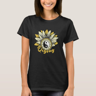 T-shirt Méditation de Qigong Yin Yang Tai Chi chinois mart
