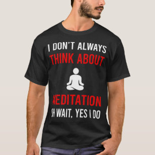 T-shirt Méditation de réflexion Zen