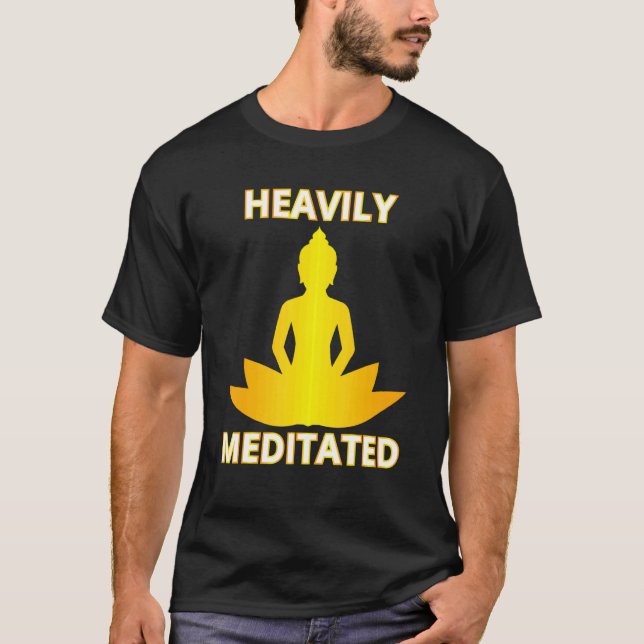 T-shirt Méditation de Yoga fortement méditée Guerrier spir (Devant)