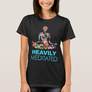 T-shirt Méditation de yoga fortement méditée T- S