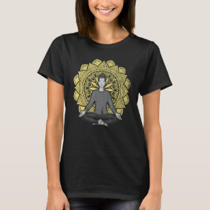 T-shirt Méditation de yogi spirituel Mandala Bouddhisme ze