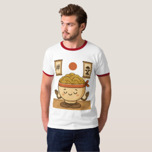 T-shirt Méditation des nouilles Zen
