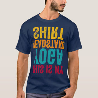 T-shirt Méditation Drôle Yoga C'Est Ma Tête De Yoga 1