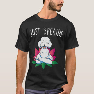 T-shirt Méditation du caniche de Yoga