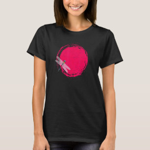 T-shirt Méditation du Soleil du Cercle Zen de la libellule