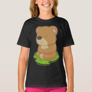 T-shirt Méditation du Yoga de l'ours