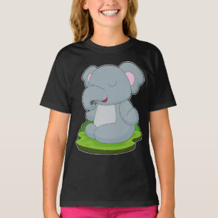 T-shirt Méditation du Yoga Fitness Elephant