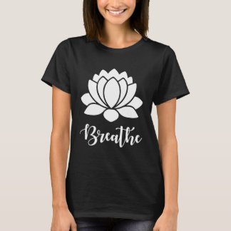 T-shirt Méditation du yoga Lotus Breathe Flower