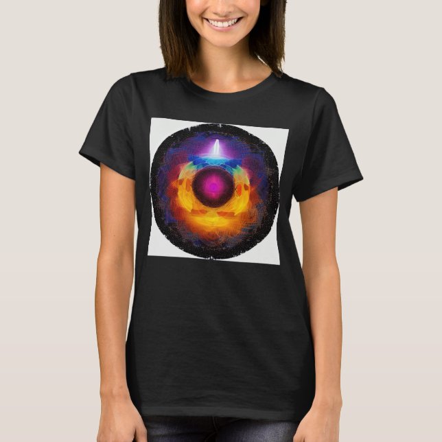 T-shirt Meditation Enlightment Spiritual Yoga Transcendent (Devant)
