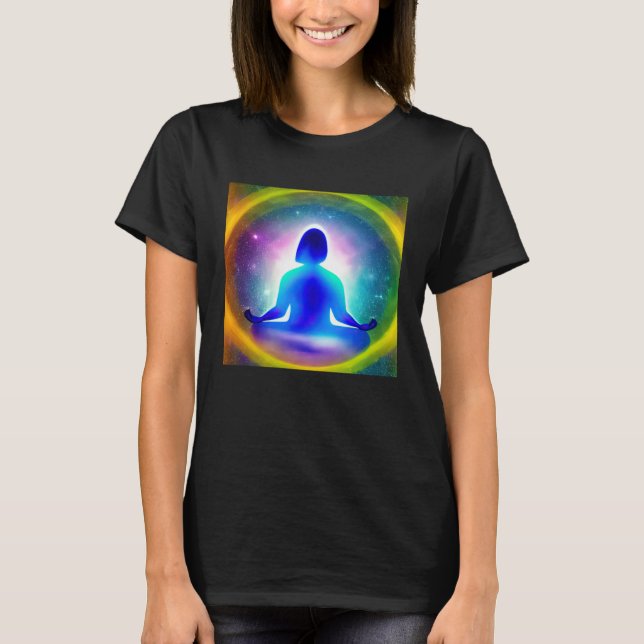 T-shirt Meditation Enlightment Spiritual Yoga Transcendent (Devant)