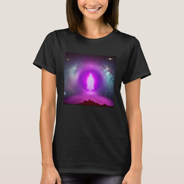 T-shirt Meditation Enlightment Spiritual Yoga Transcendent (Devant)