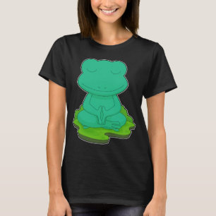 T-shirt Méditation Fitness Yoga Frog