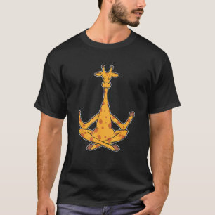 T-shirt Méditation Giraffe Instructeur de Yoga