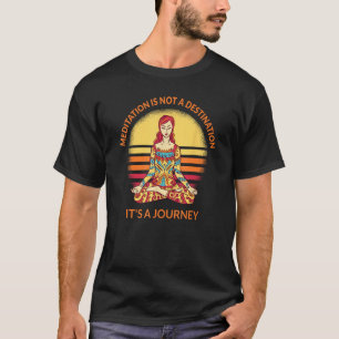 T-shirt Méditation Itu2019s Un Voyage Yoga Spirituel Warri