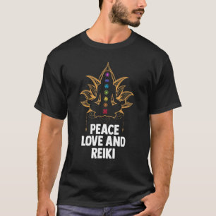 T-shirt Méditation Lotus Guérison Énergétique Chakras Paix