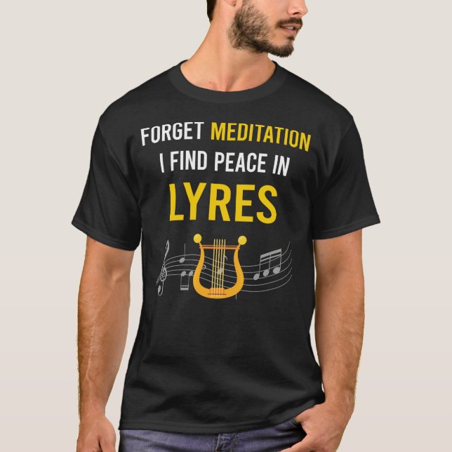 T-shirt Méditation Lyre (Devant)