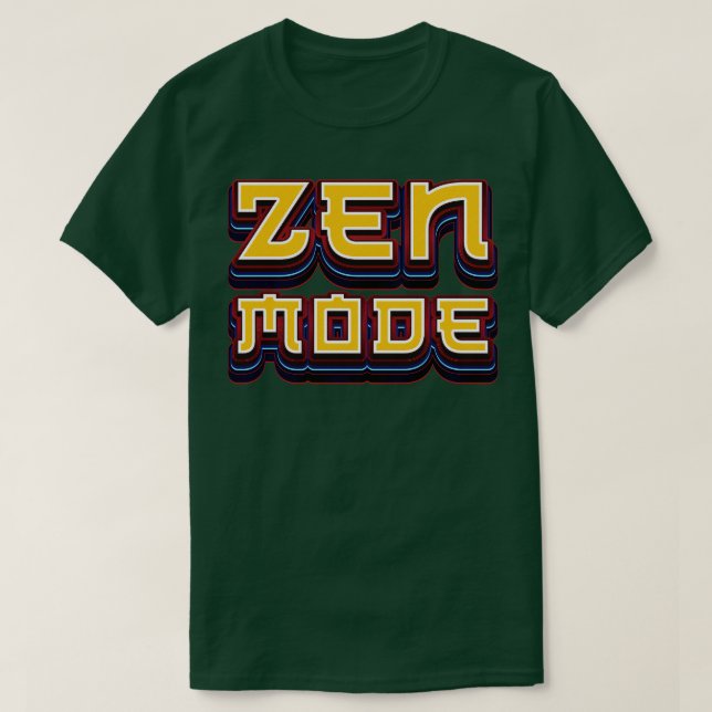 T-shirt Méditation mode zen (Design devant)
