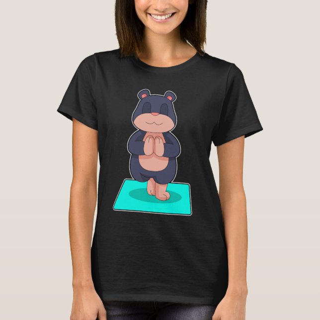 T-shirt Méditation Mole Yoga Fitness (Devant)