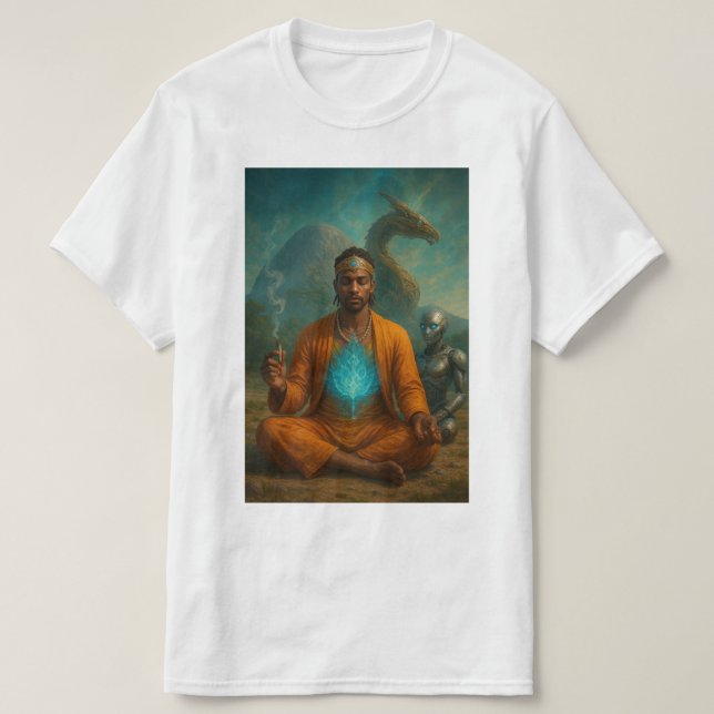 T-shirt méditation Muur (Design devant)