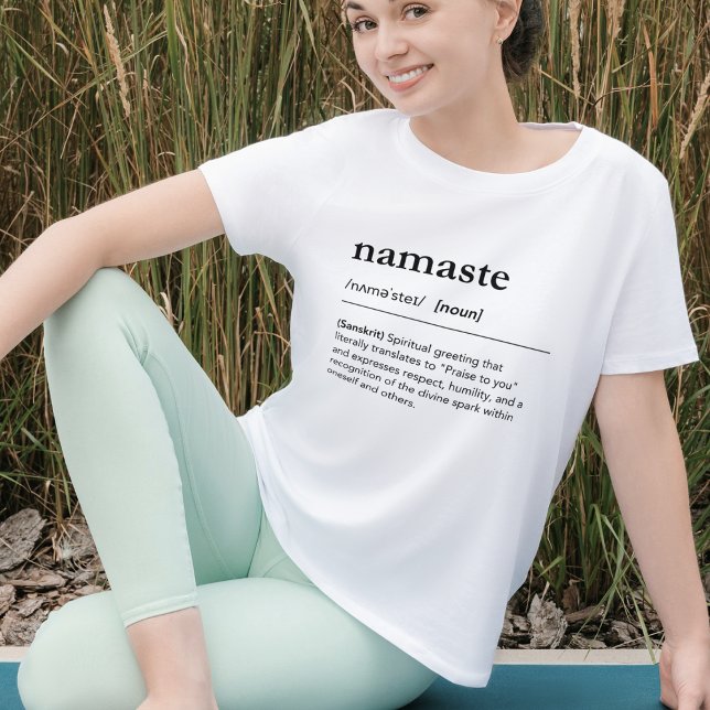 T-shirt Méditation Namaste moderne Yoga Spirituel (Créateur téléchargé)