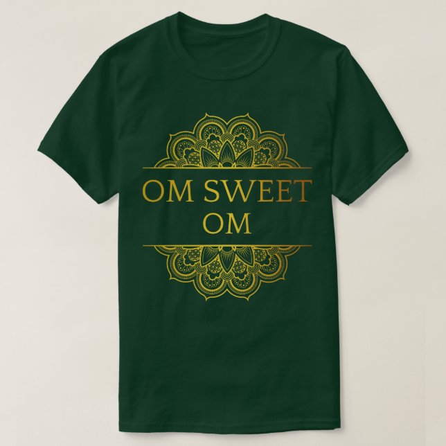 T-shirt Méditation Om Sweet Om I (Design devant)