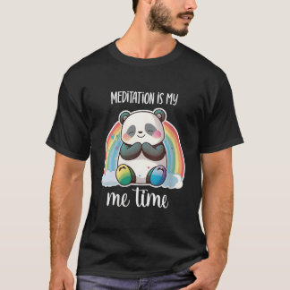 T-shirt Méditation Panda ours Yoga Méditation Panda Medita