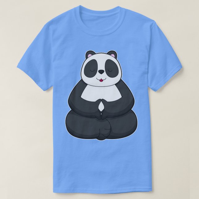 T-shirt Méditation Panda Yoga 1 (Design devant)