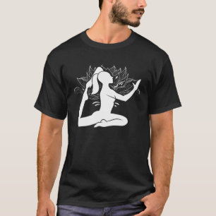 T-shirt Méditation Spirituelle Fleur Lotus Géométrie Sacré