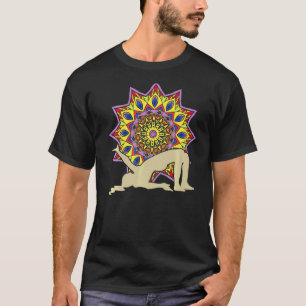 T-shirt Méditation spirituelle mandala colorée du bouddhis
